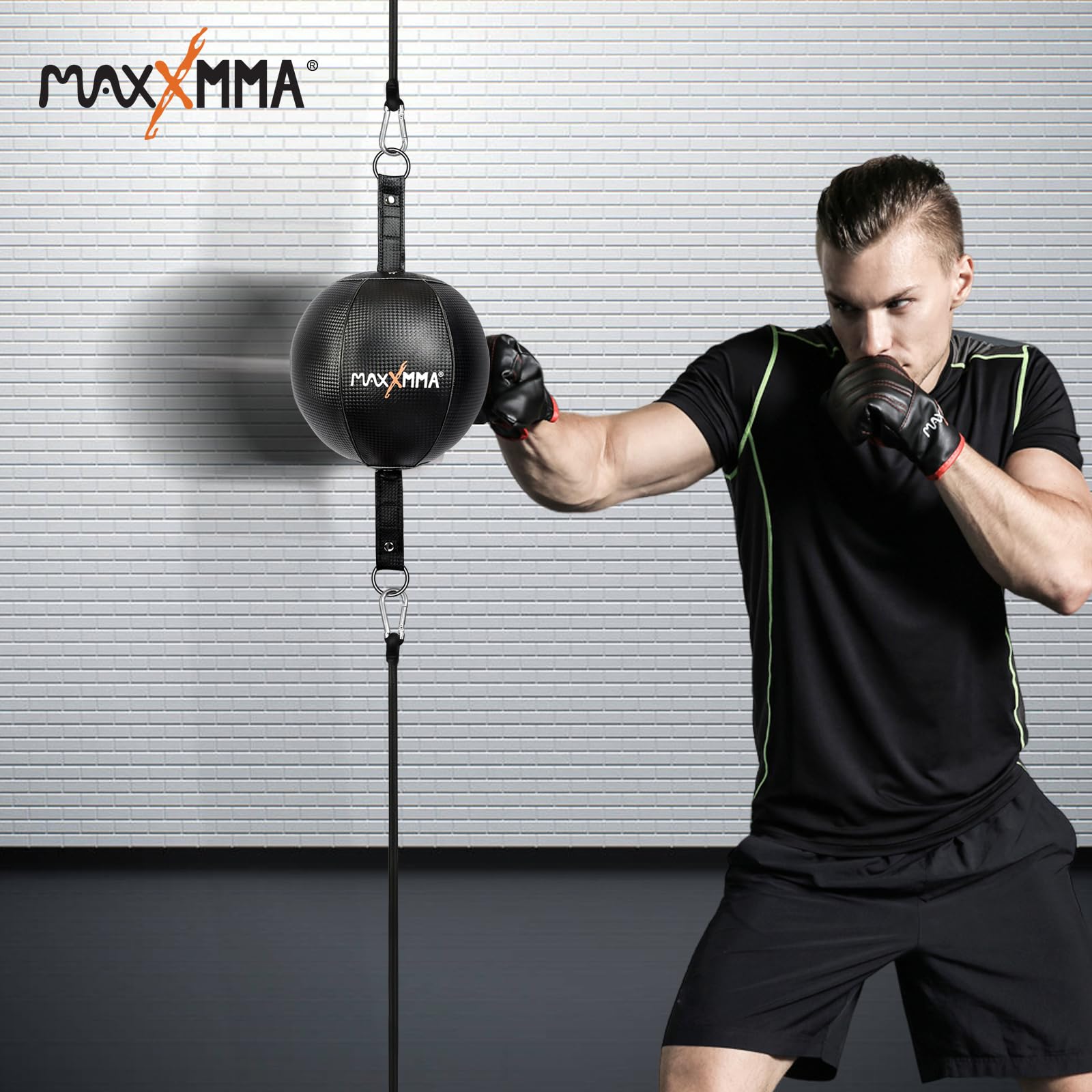 Amazon.co.jp: MaxxMMA Double End Ball, Pump Included : スポーツ
